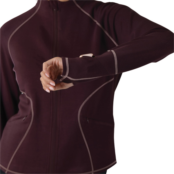 2025 Weatherbeeta Womens Copper Performance Jacket 1028841 - Mulberry